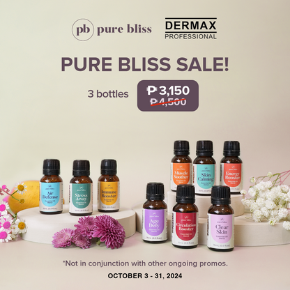 Buy 3 select Pure Bliss Essential Oil Blends at P1,500