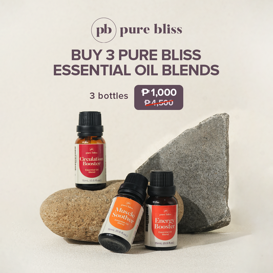 Buy 3 Pure Bliss Essential Oil Blends at P1,000